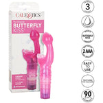 Original Butterfly Kiss Vibrator - Multi-Speed Waterproof Vibe – Adult Sex Toys For Couples - Clitoral G Spot Massager – Pink