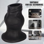 Silicone Hollow Butt Plug Trainer: Huge Hollow Tunnel Anal Plug Anus Dilator Anal Vagina Expander Anal Stretcher for Anal Training, Prostate Massager Large Anal Plug Anal Sex Toy for Men Women