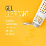 Thick Water-Based Gel Lubricant, Jelly Lube For Men, Women And Couples, 4 Fl Oz