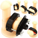 German Grip-Max-Ranger, Scrotum-Clamp Clamp Ring Crusher Harness Set Erection Cage Testicle Scrotum , Cbt