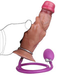 Realistic Silicone Anal Dildo with 5 Balls for Gay Couples - Adult Sex Toy