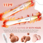 Double Toys Heater Male Masturbators Heating Rods Double Pocket Pussy Warmer Heating Sticks For Sex Doll Anal Vaginal Adult Sex Toy 2 Heater In 1 Cable With 4 Drying Rods