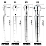 12.5CM Stainless Steel Urethral Dilator Plugs with Diameter Graduation, Male Prostate Stimulator Masturbation Horse Eye Rod Penis Plug Urethra Catheter Adult Sex Toys for Advanced Men Gay (S)