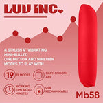 Bullet Vibrator With Angled Tip For Precise Clitoris Spot Stimulation, Rechargeable Waterproof Lipstick Vibe Personal Massager 19 Modes Vaginal Anal Nipple Stimulator Adult Sex Toys For Women