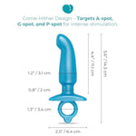 Tapered Silicone Anal Plug for Prostate Stimulation and Deep Pleasure