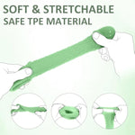 4 Pcs Reusable Penis Sleeves, Soft Green Cock Sleeve Penis Extender Adult Sex Toys For Men Women, Dick Enlarger Male Sex Toy For Couples Pleasure