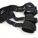 Bdsm Kit Bed Restraints Couples Sex Toys, Adjustable Bondage Restraints Set With Wrist Thigh Cuffs & Handcuffs,Sex Furniture For Bedroom Sex Bondage Gear & Accessories Adult Sex Toys For Men Women