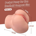 Realistic Male Masturbator with Virgin Vagina and Anal Pocket Pussy for Men's Pleasure