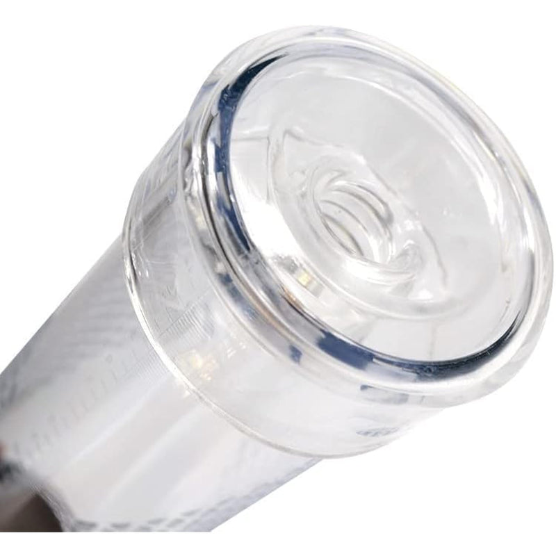 Male Penis Pump Simulated Inverted Model, Realistic Penis Sleeve Replacement Sex Sealing Cap For 2.5-Inch Cylindrical Large Penis Pump Sleeve, Male Enhancement Growth Pump Cap