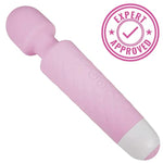 Rechargeable Wand Vibrator Hypoallergenic Silicone 20 Vibrational Patterns Sex Toy For Women Men Couples Clitoral Stimulation Penis Balls Nipples Versatile