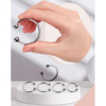 Cock Rings, 3Pcs Penis Rings Stainless Steel Glans Ring With 3 Different Size, Longer Harder Stronger Enhancing Rings Sex Toy For Man