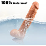 Huge Silicone Dildo With Powerful Suction – 10" Realistic, Soft & Flexible For Women, Men & Couples