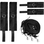 Sex Bondage Restraints Bdsm Toys Sm Bondage Set Bed Restraints Kit With Plush Handcuffs Ankle Restraint Fetish Bdsm Toys Extreme Slave Erotic Restraint Set For Lovers, Beginners & Experienced Couples