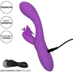 Rechargeable Butterfly Kiss Flutter – Rechargeable G Rabbit Massager Sex Toy For Women - Purple