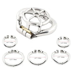 Male Flat Cage Super Short Chastity Device Stealth Lock Chastity Belt For Men Sm Penis Exercise Sex Toys T1545 45Mm
