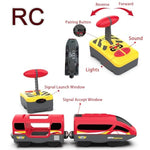 Train Track Accessories Remote Control Train, Battery Operated Locomotive Train Toy For Toddlers Train Set, Powerful Engine Train Vehicle Fits All Major Brands Railway System (Battery Not Included)
