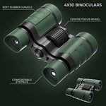 Nature Explorer Kit For Kids - Camping Gear & Accessories Play Toy Gift For Boys Outdoor Childrens Games. Birthday Gifts Toys 6 7 8 Year Old Boy. Binoculars Fan Magnifier Flashlights 5-In-1 Tool