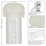 Optimum Series Automatic Smart Pump Replacement Sleeve Male Silicone Masturbation Sleeve – 5 Inch Adult Male Masturbator Sex Toy – Clear Maintenance Free, 1 Count