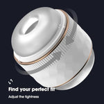 Male Masturbator With Adjustable Tightness, Male Sex Toys For Men With 3D Textured Open Ended Stroker, Realistic Pocket Pussies Blowjob Penis Sleeve Masturbation Onahole Adult Sex Toys & Novelties
