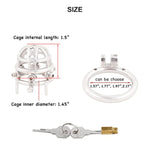 Chastity Cock Cage 304 Stainless Steel Spiked Chastity Device Easy To Wear Male Sm Penis Exercise Sex Toys J6950 50Mm