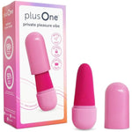 Private Pleasure Bullet Vibrator, Made Of Body-Safe Silicone, Quiet Mode, 10 Settings, Rechargeable & Waterproof, Hygiene & Privacy Cover, Pink