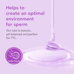 Personal Fertility Lubricant For Conception: Glycerin Free - Paraben Free - Ph Balanced - 4 Fl Oz Sperm Friendly Water Based Non-Sticky Lube - For Women & Couples Trying To Conceive