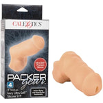 Packer Gear 4 Inch Ultra-Soft Silicone Stp (Stand-To-Pee) Packer Penis - Ivory Se-1582-20-3