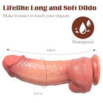Realistic Dildo For Beginners Lifelike Huge Silicone Dildo, With Strong Suction Cup For Hands-Free Play, Penis For G-Spot Stimulation Dildos Anal Sex Toys For Women And Couple