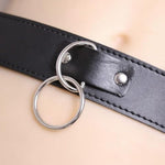 Female Chastity Belts Sex Toys Chastity Belt For Women Adjustable Chastity Strap Briefs Chastity Devices Sm Restraint Bondage Anal Slave Costumes (Leather Pants)