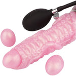 Pneumatic Ovipositor Ovipositing Tentacle Dildo With 5 Eggs, 8Inch Laying Eggs Inflatable Octopus Dildo Ovipositor Sex Toys For Women And Men Couples