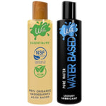 Essential95 & Silver Water-Based Lubricant Duo | Aloe 4Oz, Water-Based 3.1Oz (Pack Of 2)