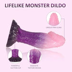 Monster Dildo Sex Toy, 8'' Fantasy Dragon Dildos With Powerful Large Suction Cup For Hands-Free Play, Liquid Silicone Thick Anal Dildo, Adult Toys For Men, Women And Couples