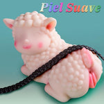 Realistic Sex Doll Torso for Men - Sheep Animal Male Masturbator with Tight Vaginal, Deep Anal, Full Size Cute Lamby Sex Toy Pocket Pussy Male Stroker Adult Toy for Men Women Sex Pleasure White 4.6 lb