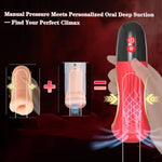 Male Masturbator Adult Sex Toys For Men - Squeezable Soft Sleeve Automatic Sucking Vibrating Blowjob Sex Machine, Penis Vibrator Stroker Trainer, Mens Penis Pump Sucker Sex Toy Pocket Pussy For Men