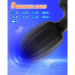 Vibrating Prostate Massager Butt Plug With App Control, Waterproof Personal P Spot Anal Vibrator Hands Free Play, Rechargeable Anal Toy With 9 Vibrations For Beginners