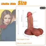 Realistic Silicone Dildo Adult Sex Toy For Beginners, Clitoral Vagina Anal G Spot Stimulation With Strong Suction Cup, 5.9 Inch Men Throat Training,Adult Sex Toys For Women Couples