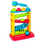 Durable Pound A Ball Toys For Toddler, Stacking, Learning, Active, Early Developmental Hammer Montessori Toys, Fun Gifts For Boy & Girl - Stem Educational Toy - Great Birthday Gift Ages 1 2 3