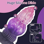 11.4'' Thick Dildo, Huge Monster Dildo, Knot Dildos With Suction Cup, Purple Fantasy Sex Toy For Clitoral Vaginal Anal Stimulation, Silicone Thick Anal Dildos For Women, Men, Couples Adult Toys