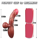 Realistic Vibrating Dildo Sex Toys,9.4" Massage Heating&10 Powerful Modes Dildos For G Spot And Vaginal Anal Sexual Stimulation,Thick Realistic Texture Dildo Sex Toys For Women Couple Pleasure