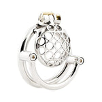 Male Super Short Cock Cage Prevent Escape Design Closed Ring Chastity Device Adult Game Sex Toy S845 (1.77 Inch / 45Mm)