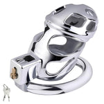 Breathable Smooth Metal Cock Cage Male Chastity Cage For Long-Term Wear And Daily Use Chastity Device For Men Adult Abstinence Sex Toys For Penis Bondage Restraint