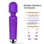 Rechargeable Personal Wand Massager + Realistic Double-Ended Dildo