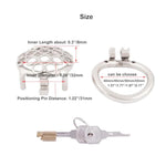 Small Short Chastity Device Male Ergonomic Design Stainless Steel Cock Cage Adult Game Sex Toy S1050 50Mm