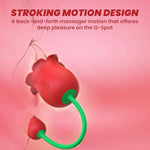 Rose 2-In-1 Suction & Thrusting Vibrating Sex Toy For Women | 10 Suction & 10 Vibration Modes | Waterproof, Whisper-Quiet, Rechargeable Clitoral Stimulator For Adults