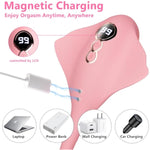 Manta Ray Shaped Sex Toy For Womens Sex, 3In1 Sex Stimulator For Women With 9Tongue Licking & 9 Thrusting Vibrator Dildo, Adult Sex Toys For Couples G Spot Dildos Rose Vibrators Clitoral Nipple