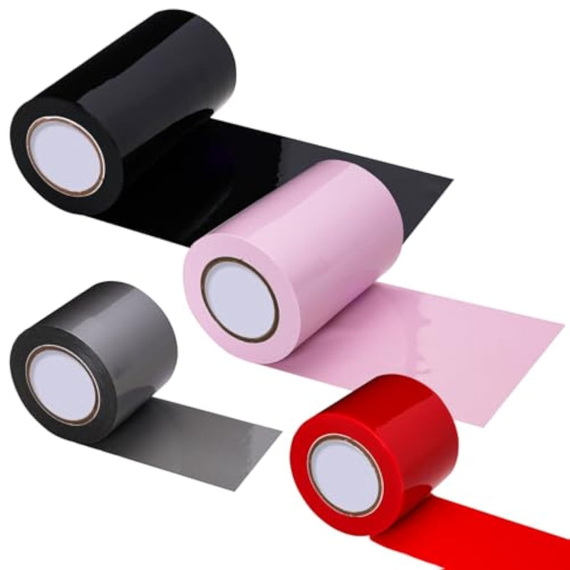Bondage Restraints Bdsm Sex Tape Set Reusable Electrostatic Bondage Tape Bondage Restraints Tape For Adult Bondage Bdsm Games Bdsm Sex Toys For Couples Kinky For Couples 50Ft*4 Rolls