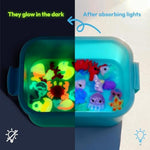 Glow-in-the-Dark Water Gel Kit for Kids, DIY Squishy Maker with 17 Gels & 12 Molds