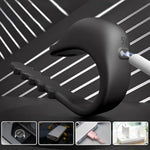 Electric Shock Cock Ring Silicone Penis Rings With 5 Shocking Modes Adjustable Buckle For Men Erection Stimulating Pleasure Enhance Penis Exercise Male Masturbation