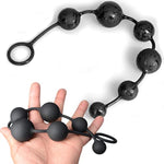 Anal Bead Butt Plug For Men, Women, And Couples - 100% Silicone With Gradual Size Increase & Safe Pull Ring - Easy To Clean Anal Toys, Bpa & Phthalate Free, Anal Beads, Adult Sex Toy
