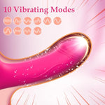 Strapless Strap-On Double-Ended Dildo With 10 Modes & Remote Control, Anti-Slip Silicone Realistic G-Spot Anal Dildo Vibrator Vibrating Butt Plug, Adult Sex Toys For Women Lesbians Couples